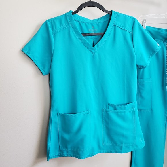 Med Couture Tops Med Couture Insight Collection Teal Modern